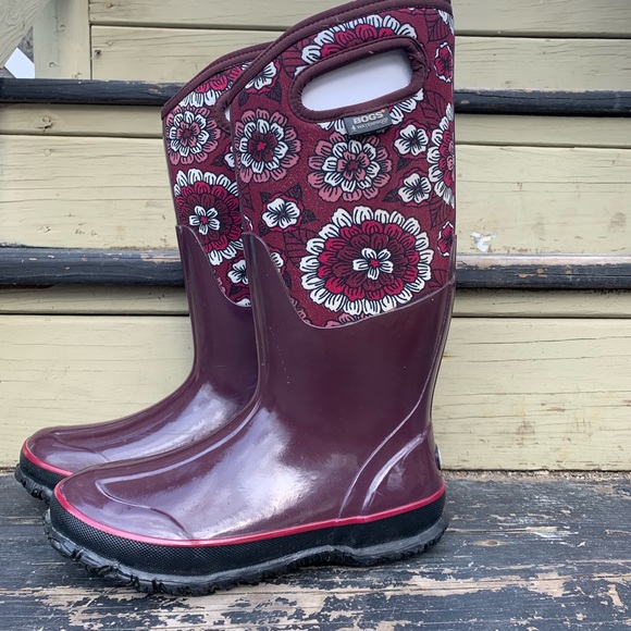 bogs classic pansies boot